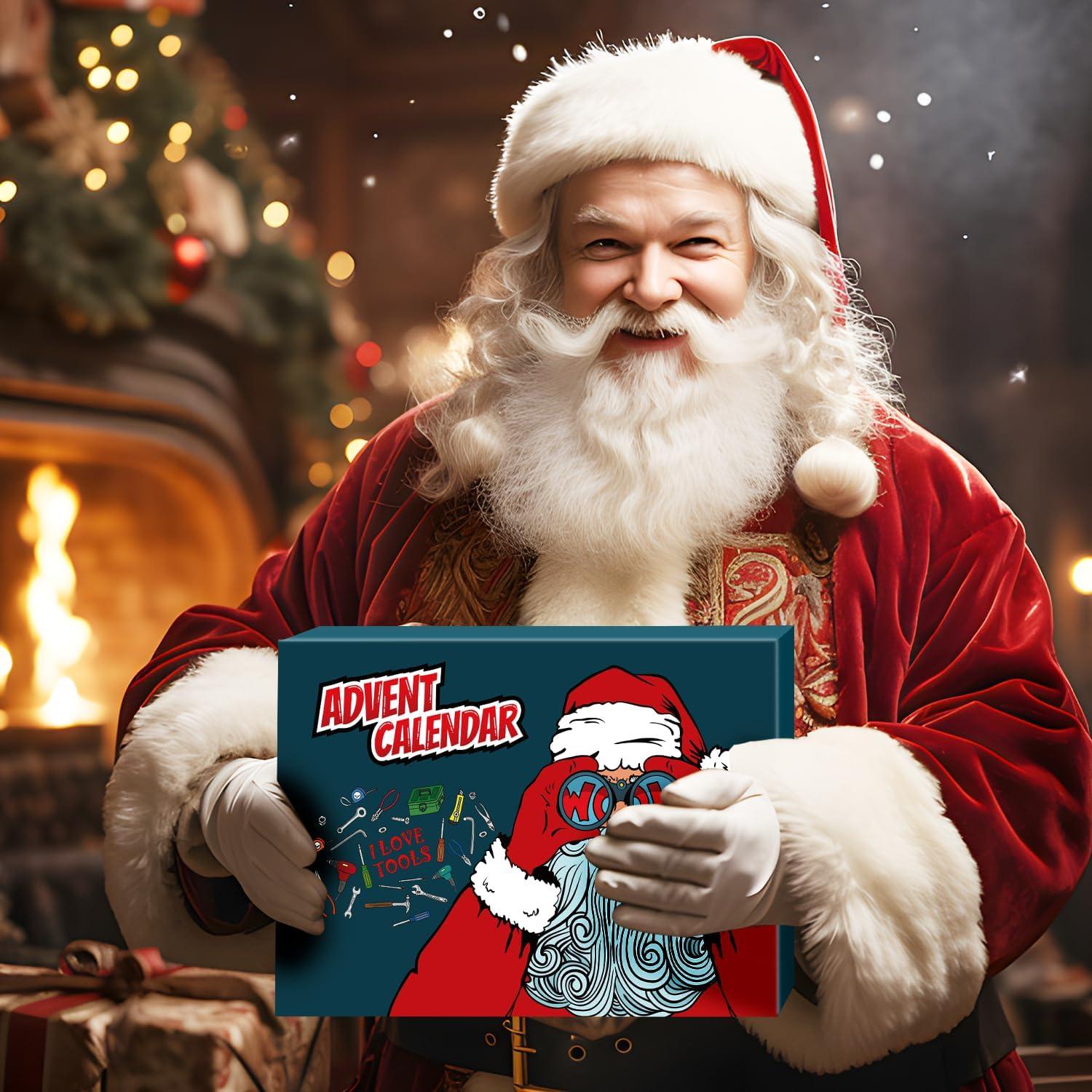 Adventskalender Werkzeuge Männer 2024 Gadget 24 Stück Weihnachtskalender