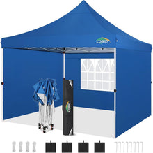 Faltpavillon 3x3 mit Seitenwänden & Sandsäcken, wasserdicht