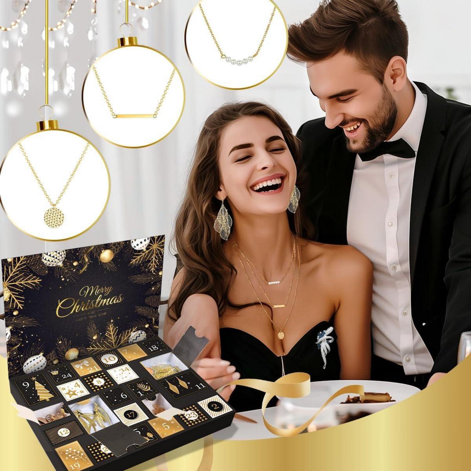 Adventskalender 2024 Schmuck Frauen Mädchen Weihnachten