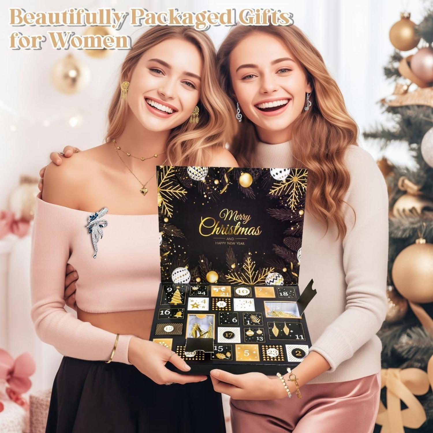 Adventskalender Schmuck Frauen Teenager 2024 Weihnachtskalender