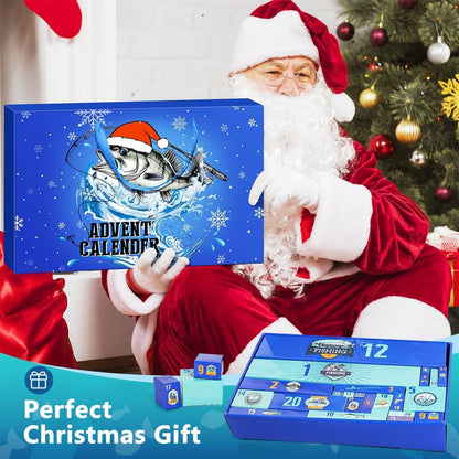 Angeln Adventskalender 2024 für Männer Jungen Teenager, Angelwerkzeug & Zubehör