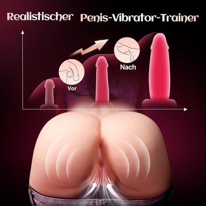 Masturbator mit 12 Vibrationen für Männer - Realistisches