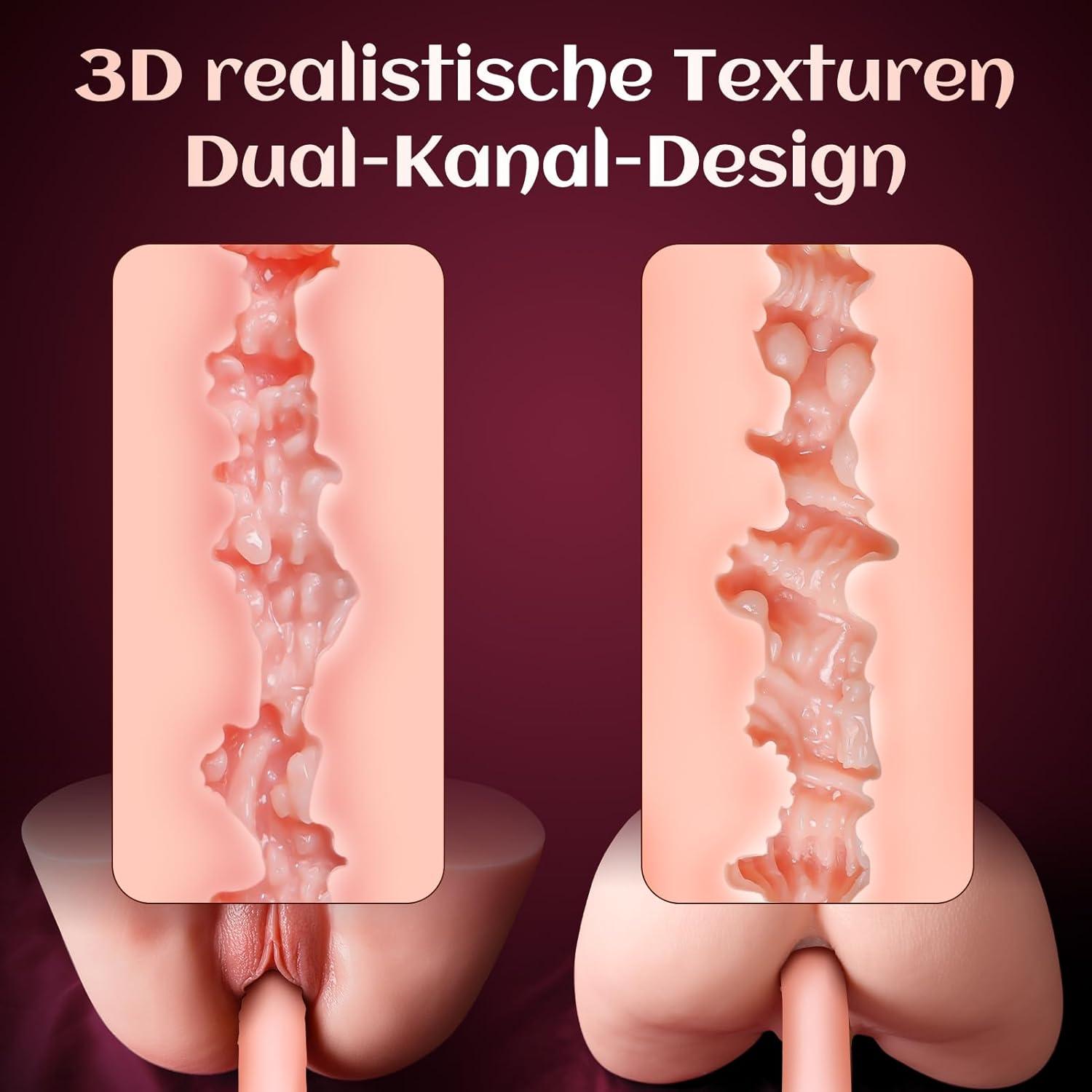 Vibrations Masturbator Sexspielzeug Männer Elektrisch 12 Modi Taschenmuschi