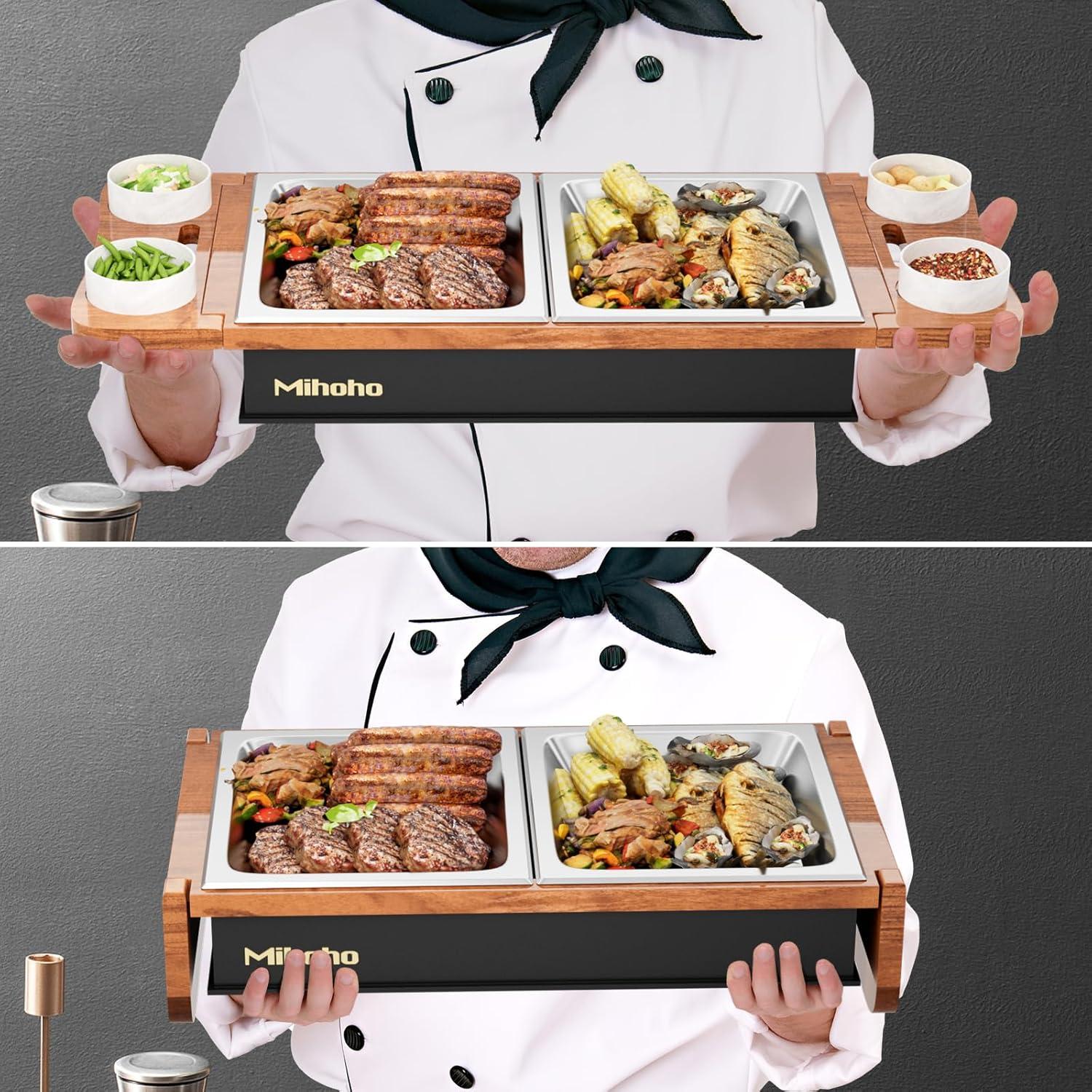 Fleischwarmhalter BBQ-Board fürs Grillen Warmhaltebehälter Grillgut