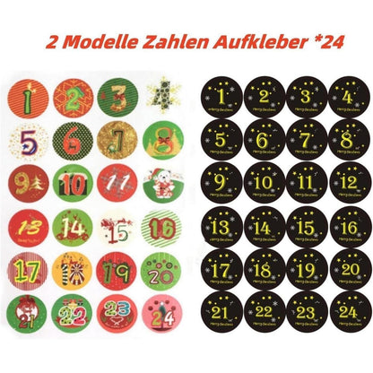 Adventskalender 2024 Groß zum Befüllen, 24