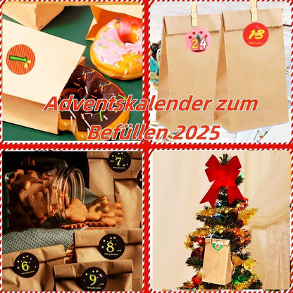 Adventskalender 2024 Groß zum Befüllen, 24