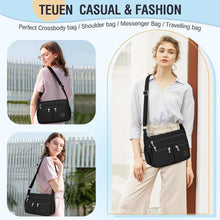 TEUEN Crossbody Bag Damen Große Kapazität Wasserdicht Nylon