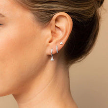 FUNEIA Ohrringe Set Silber 925 14K Vergoldet Zirkonia