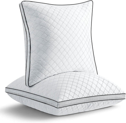 Orthopädisches Seitenschläferkissen 2er Set, Premium Atmungsaktives