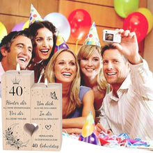 40. Geburtstag Frau Kerzenständer Holz Geschenkidee