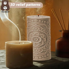 3D Blumenmuster Silikonform Kerzen gießen DIY Kit