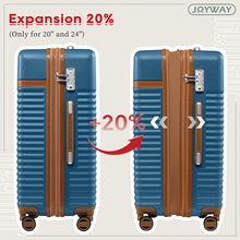 Joyway Kofferset 3-teilig ABS Hartschalen Trolley Blau