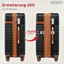 Joyway Kofferset ABS Hartschalen Trolley TSA Schloss