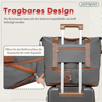 3-teiliges ABS Hartschalen Kofferset mit 4 Rollen und TSA Schloss