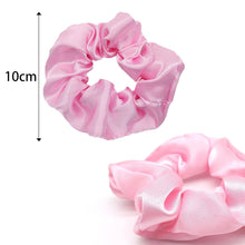 8er Set Damen Scrunchies Samt & Satin Haargummis - Premium