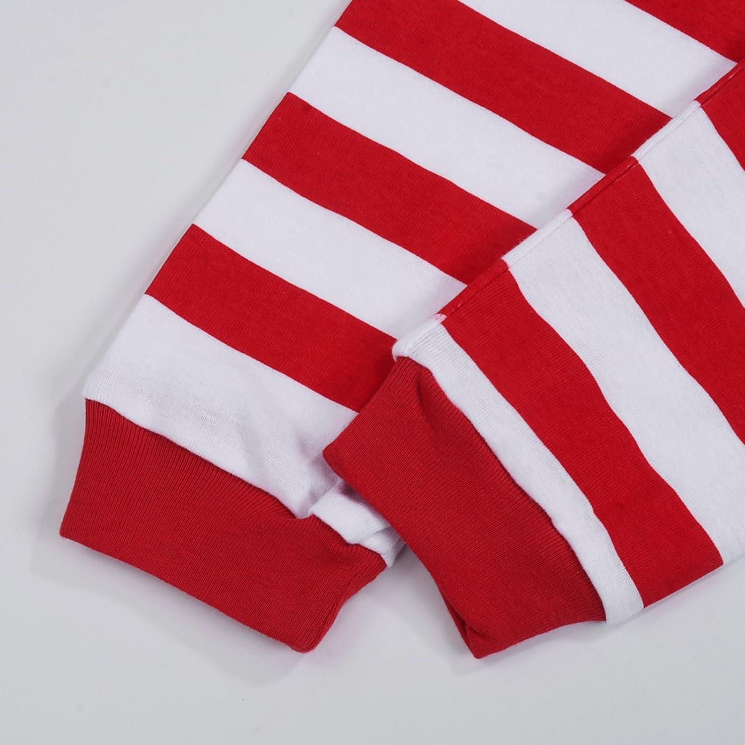 Weihnachts Schlafanzug Kinder Unisex Jungen Mädchen Baumwolle Pyjama Set