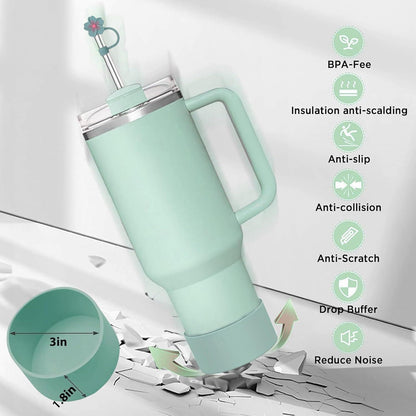 Wasserflaschen Zubehör Set mit Griffband, Kettenschlaufe, Strohhalm