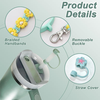 10-teiliges Stanlley Cup Zubehör Set mit Wasserflaschen