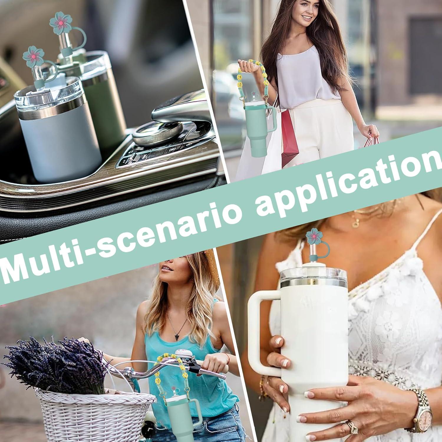 Alluring Stanlley Cup Zubehör Set: Griffband, Strohhalm