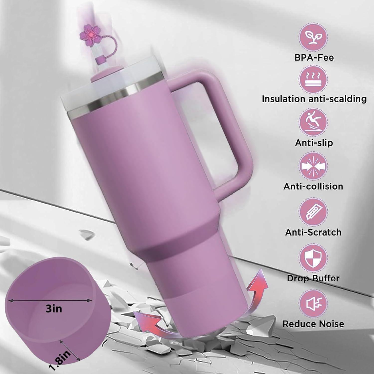 Stanlley Cup Zubehör Set mit Wasserflaschen Griffband und Strohhalm