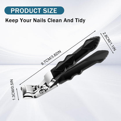 Hochwertiger Nagelclipper Zeh Fußnägel Edelstahl Ergonomisch