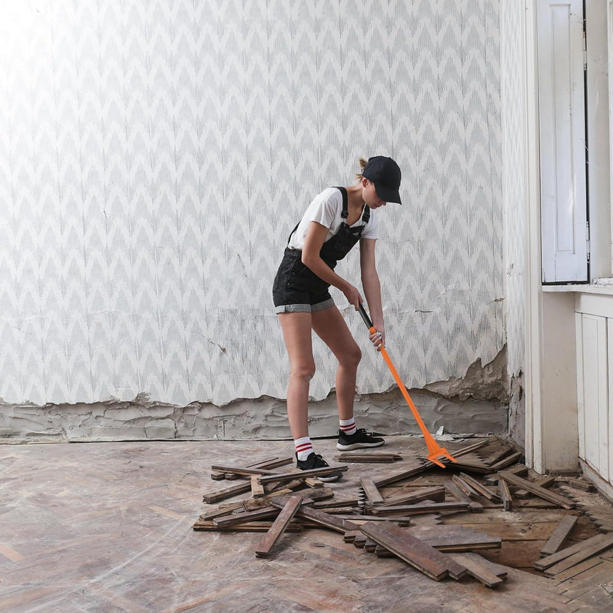Brecheisen Groß 122cm – Kuhfuß Abrissstange für Paletten & Abbrucharbeiten