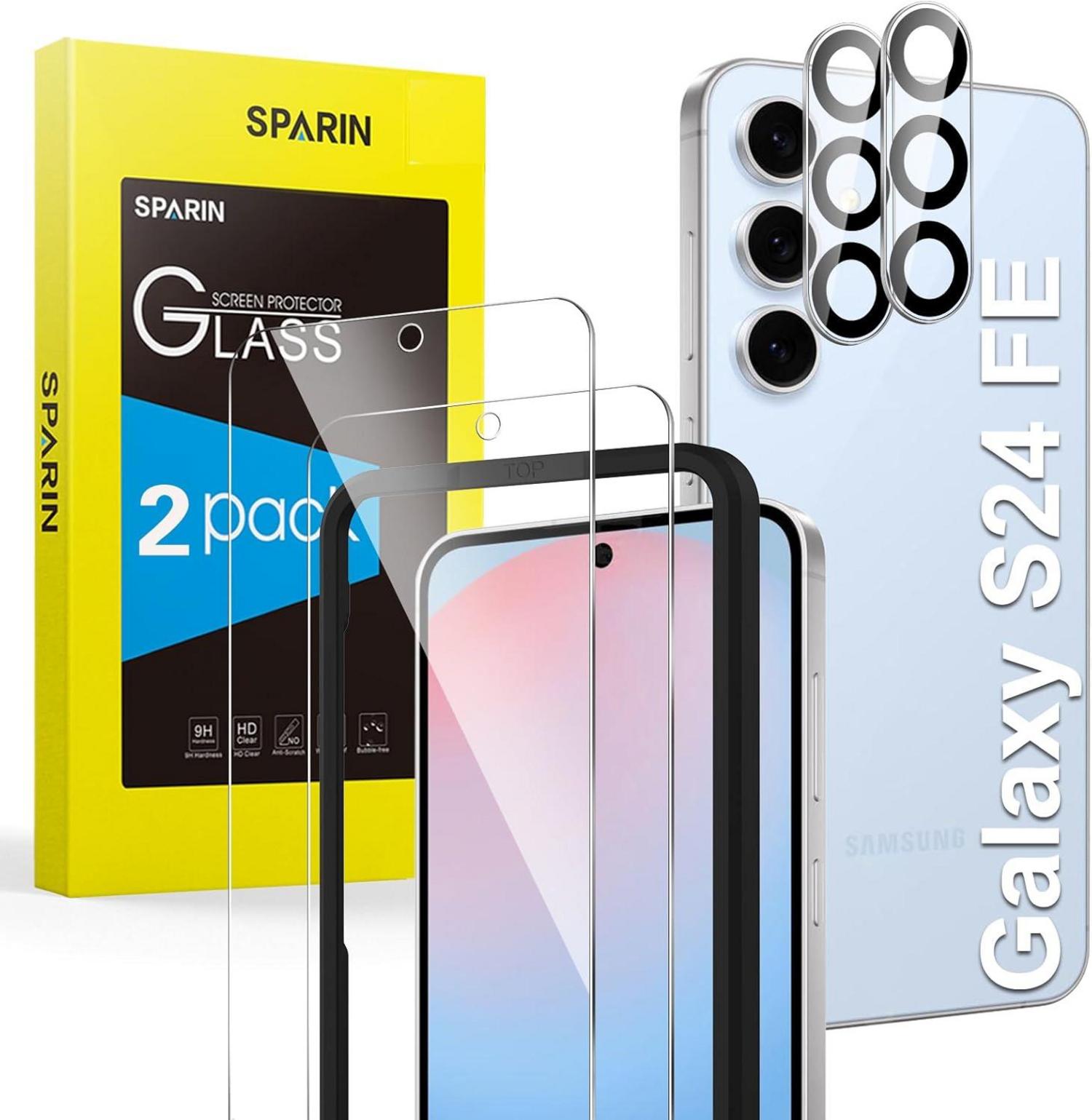 Panzer Schutzglas Samsung S24 FE 6,7 Zoll HD-klar Anti-Kratz & Blasen