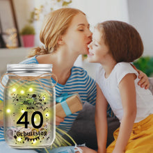 LED Flaschenlicht „Alles Gute zum 40 Geburtstag“ Geldgeschenk für Mann & Frau