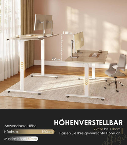 Höhenverstellbarer elektrischer Schreibtisch mit USB und