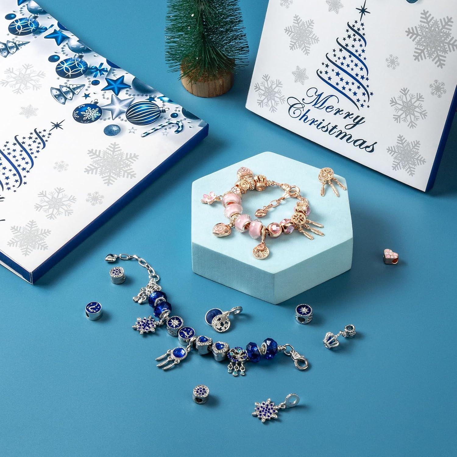 Adventskalender Mädchen 2024: DIY Schmuck Set - 24 Zauberhafte