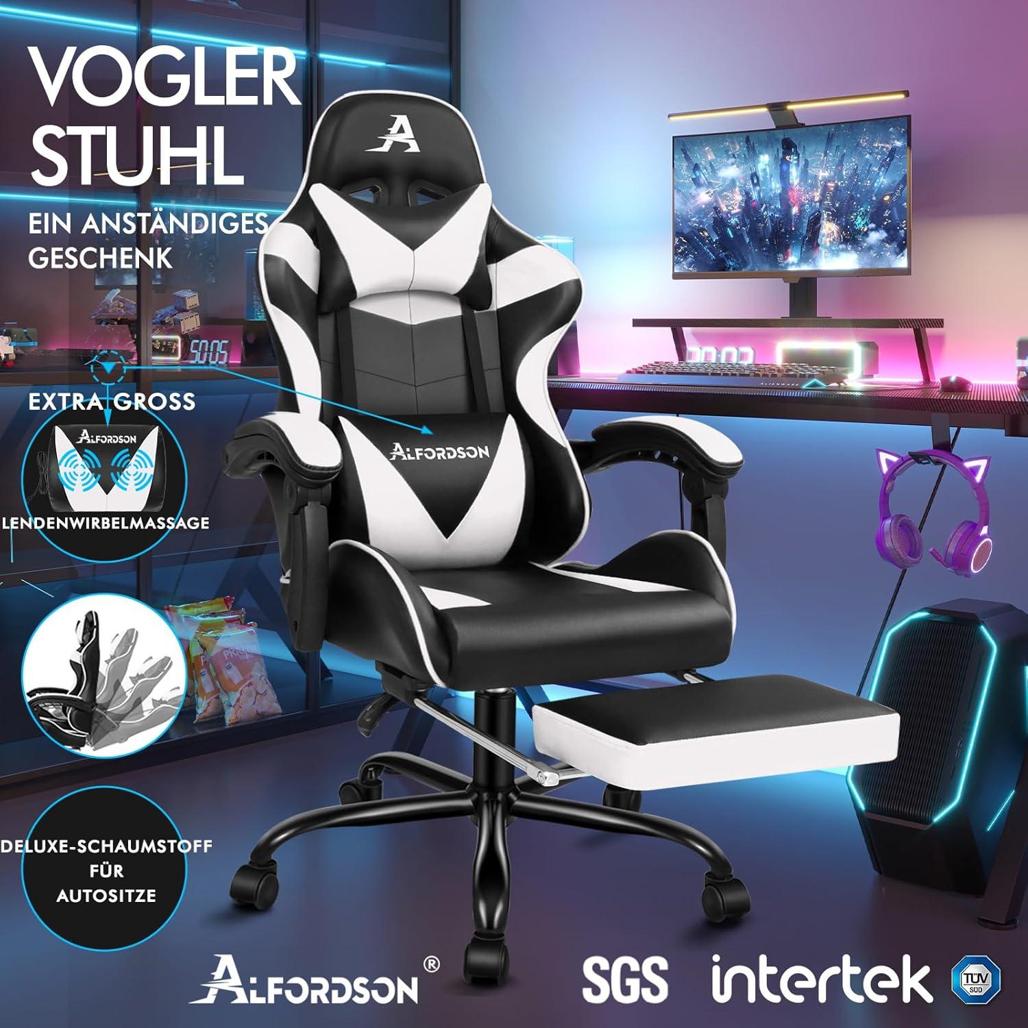 Ergonomischer Gaming-Stuhl mit