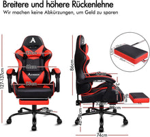 Ergonomischer Gaming-Stuhl mit Massage und