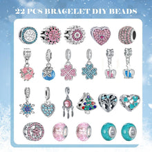Adventskalender Mädchen 2024 Schmuck DIY-Charms Armband Set