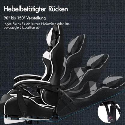 ALFORDSON Gaming-Stuhl ergonomisch mit