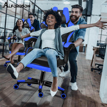 Bequemer Gaming-Bürostuhl mit Fußstütze
