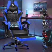Ergonomischer Premium-Gaming-Stuhl mit Fußstütze und