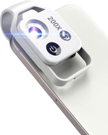 200X Smartphone Mikroskop LED Licht tragbar kompakt