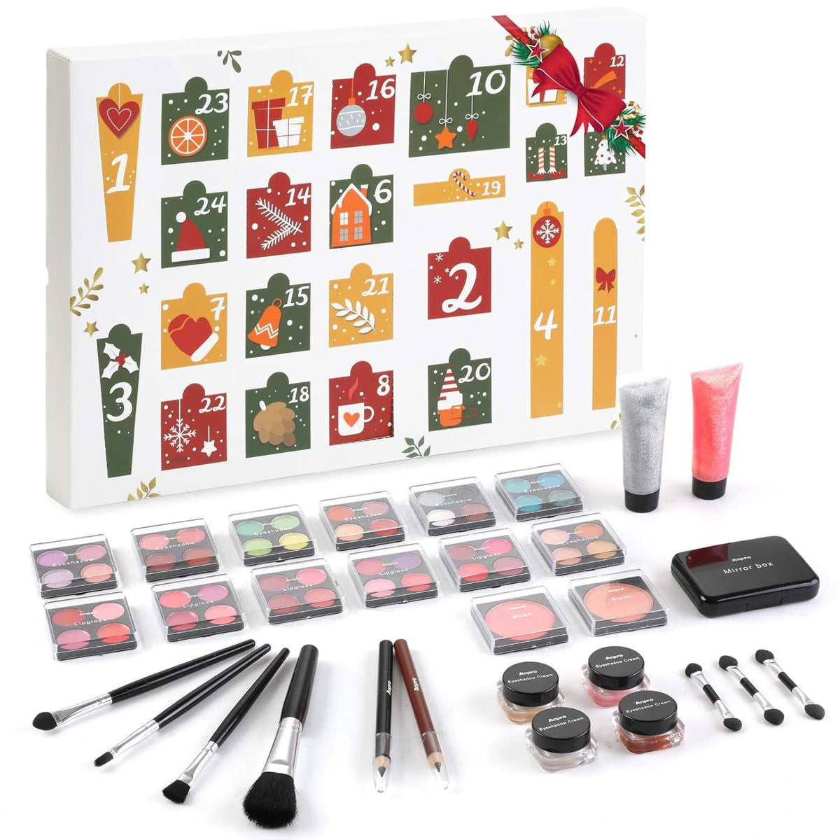 Adventskalender 2024 mit 24 Beauty-Momenten und Make-up Produkten