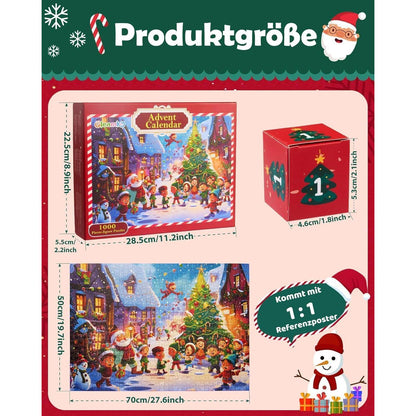 Gleamkid Puzzle Adventskalender 2024, 1000