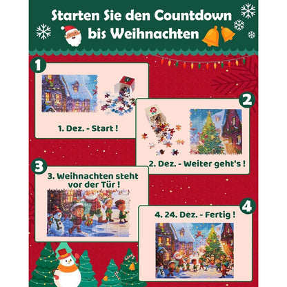 Gleamkid Puzzle Adventskalender 2024, 1000