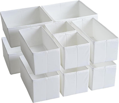 Schubladen Organizer Set mit Bodenstützplatten, 12er-Pack in