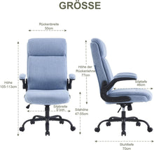 Ergonomischer Bürostuhl Rückenlehne Armlehne