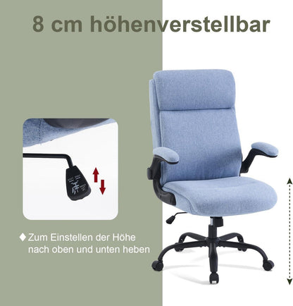 Ergonomischer Bürostuhl mit Rückenlehne und