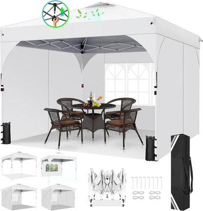 Pavillon 3x3 Wasserdicht Stabil Faltpavillon Gartenpavillon UV Schutz