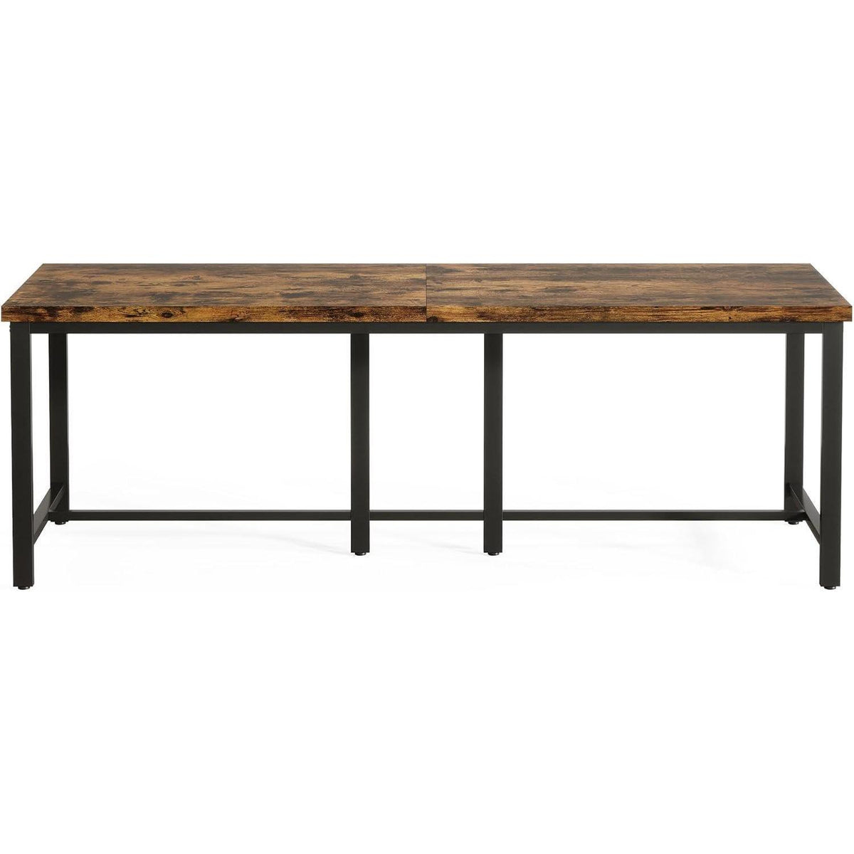 Extralanger Doppelschreibtisch 200cm – Industrie-Design für Homeoffice