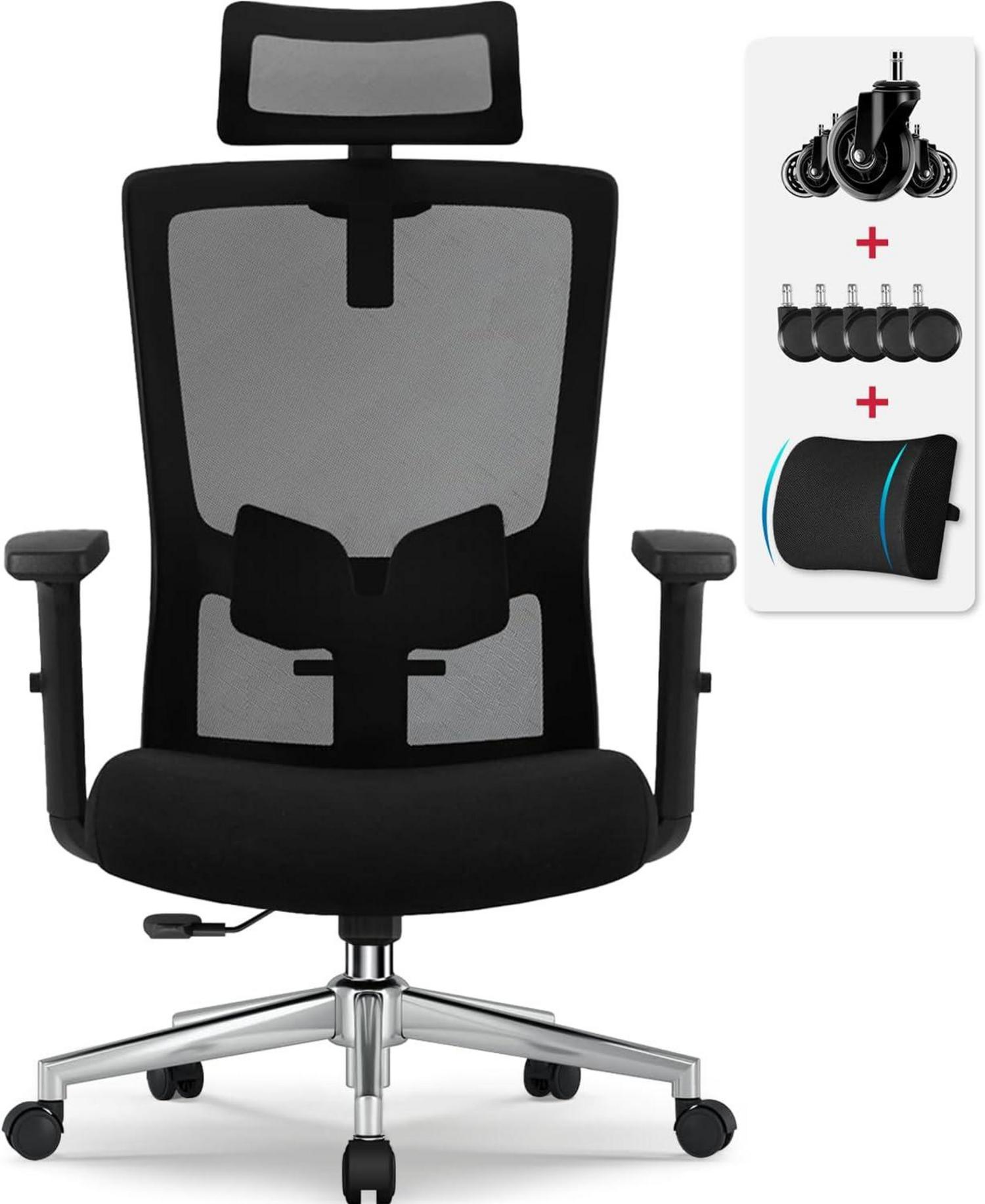 Ergonomischer Bürostuhl mit Wippfunktion bis