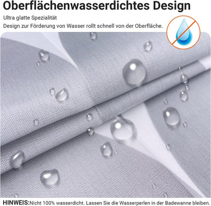 Duschvorhang Water Droplets 300x200cm Polyester Badevorhang