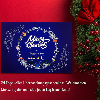 Adventskalender Angeln 2024 Köder Mix Weichköder Hartköder 24 Tage Überraschungen