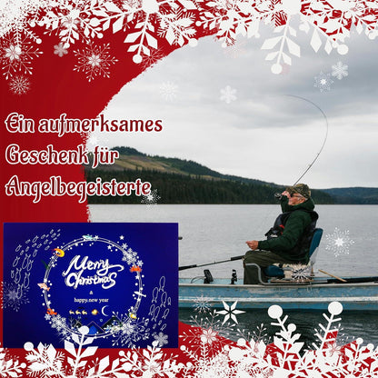 Adventskalender Köder Set 2024 Raubfisch Angeln Männer Teenager