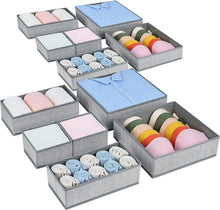 12-teiliges Schubladen Organizer Set, Aufbewahrungsboxen für